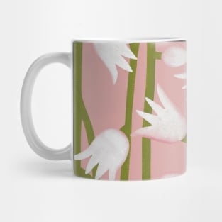 Climbing Lilies in Pink Mug